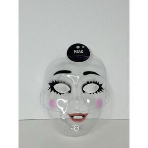 Mask Clear Scary Halloween Costume Adult Size